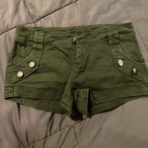 Womens small green shorts